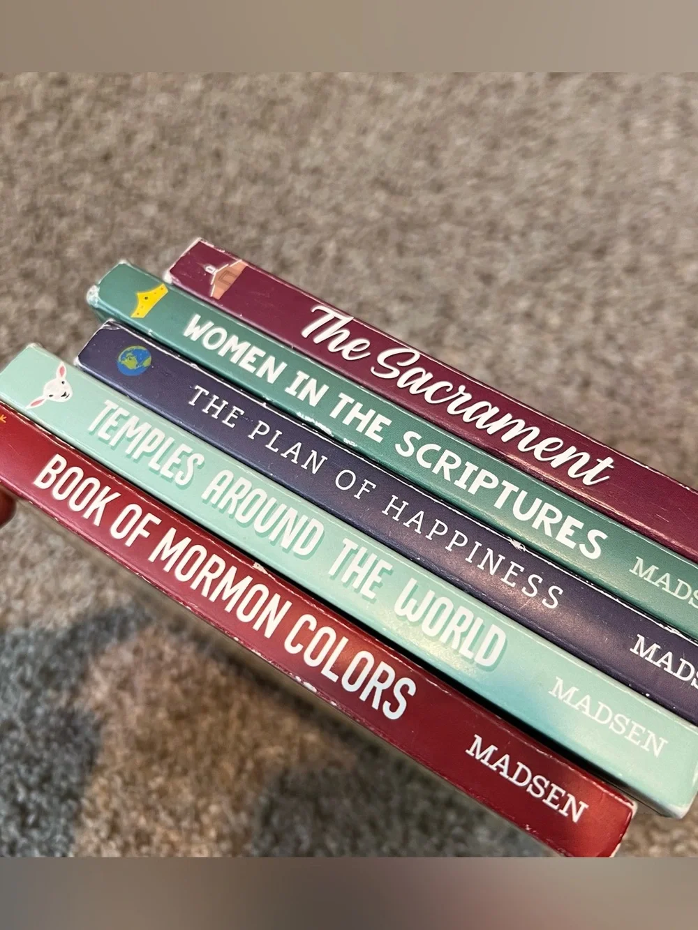 A Ladder Day Baby Book of Mormon Colors The Sacraments Temples Around World Book